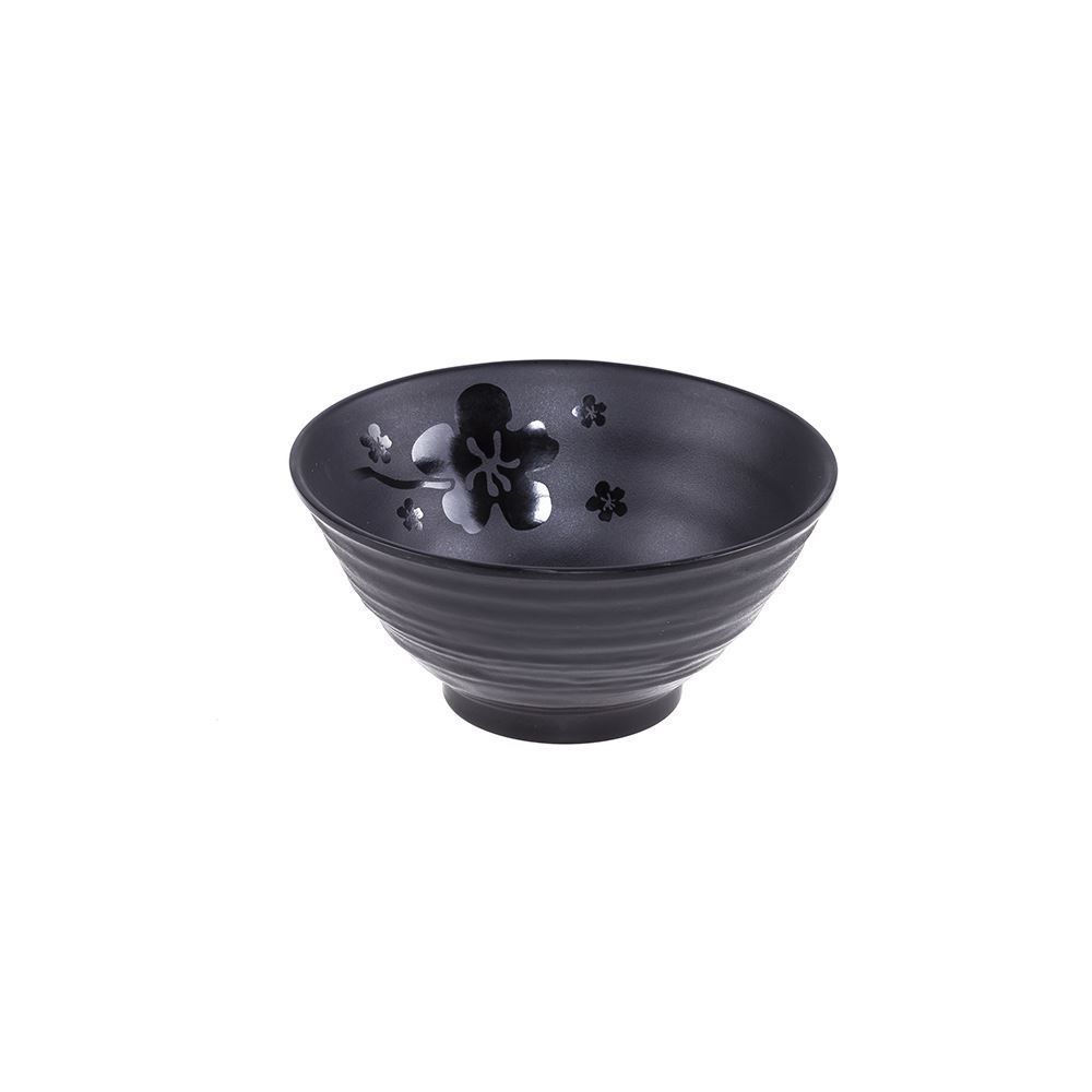 Tigela Para Sushi Kanpai Premium 7Cm 300Ml Rio - Preto