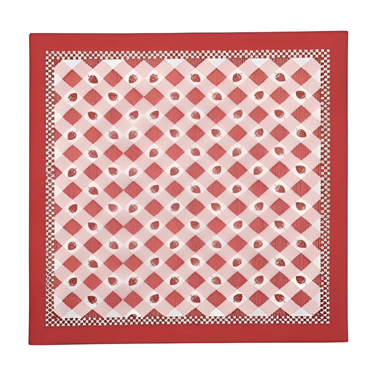 Toalha Centro de Mesa 78Cm X 78Cm Clean Döhler - Strawberry