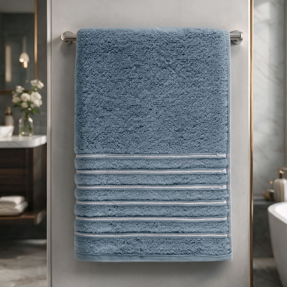 Toalha de Banho 100% Algodão Atenas Havan Casa - Azul Soft