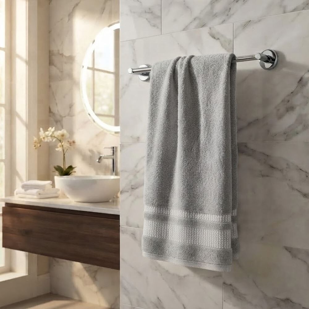 Toalha de Banho 70Cm X 1,40M Valência Havan Casa - Prata