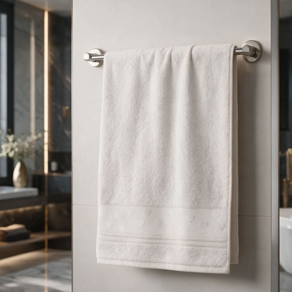 Toalha de Banho 70X135m Eva Havan Casa - Off White