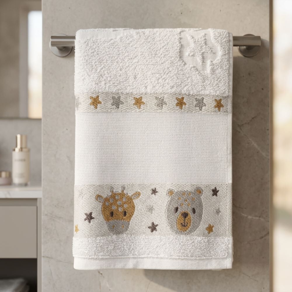 Toalha de Banho Infantil Funny Havan Kids - Safari Off