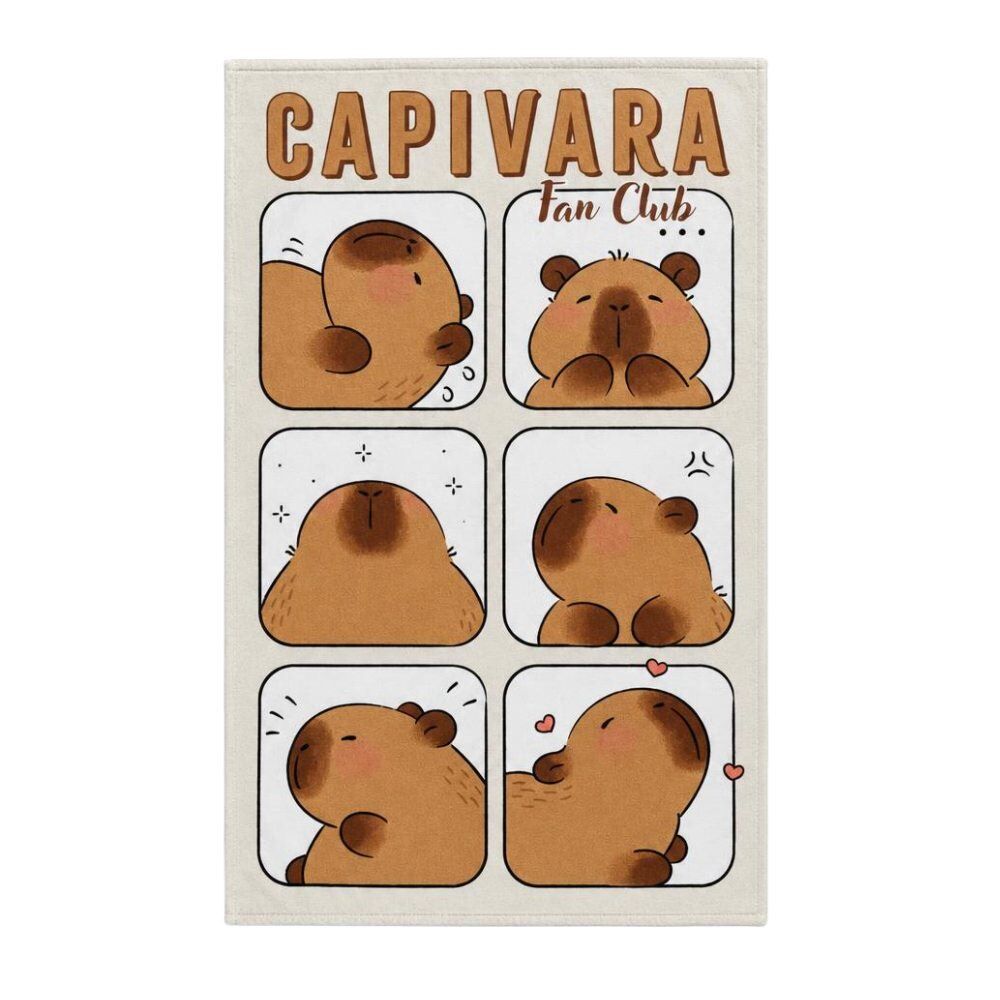 Toalha de Banho Infantil 100% Algodão Dohler Havan Kids - Capivara