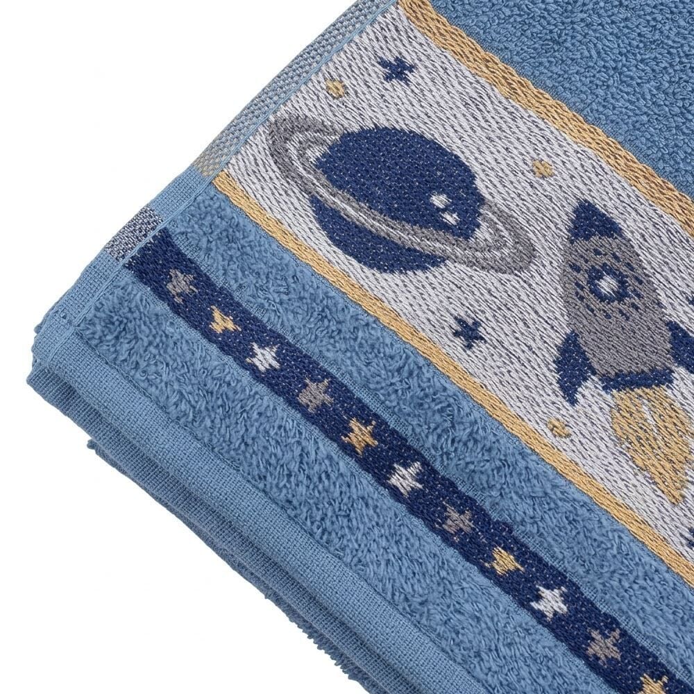 Toalha de Banho Infantil 68X1,10M Havan Kids - Galáxia Azul