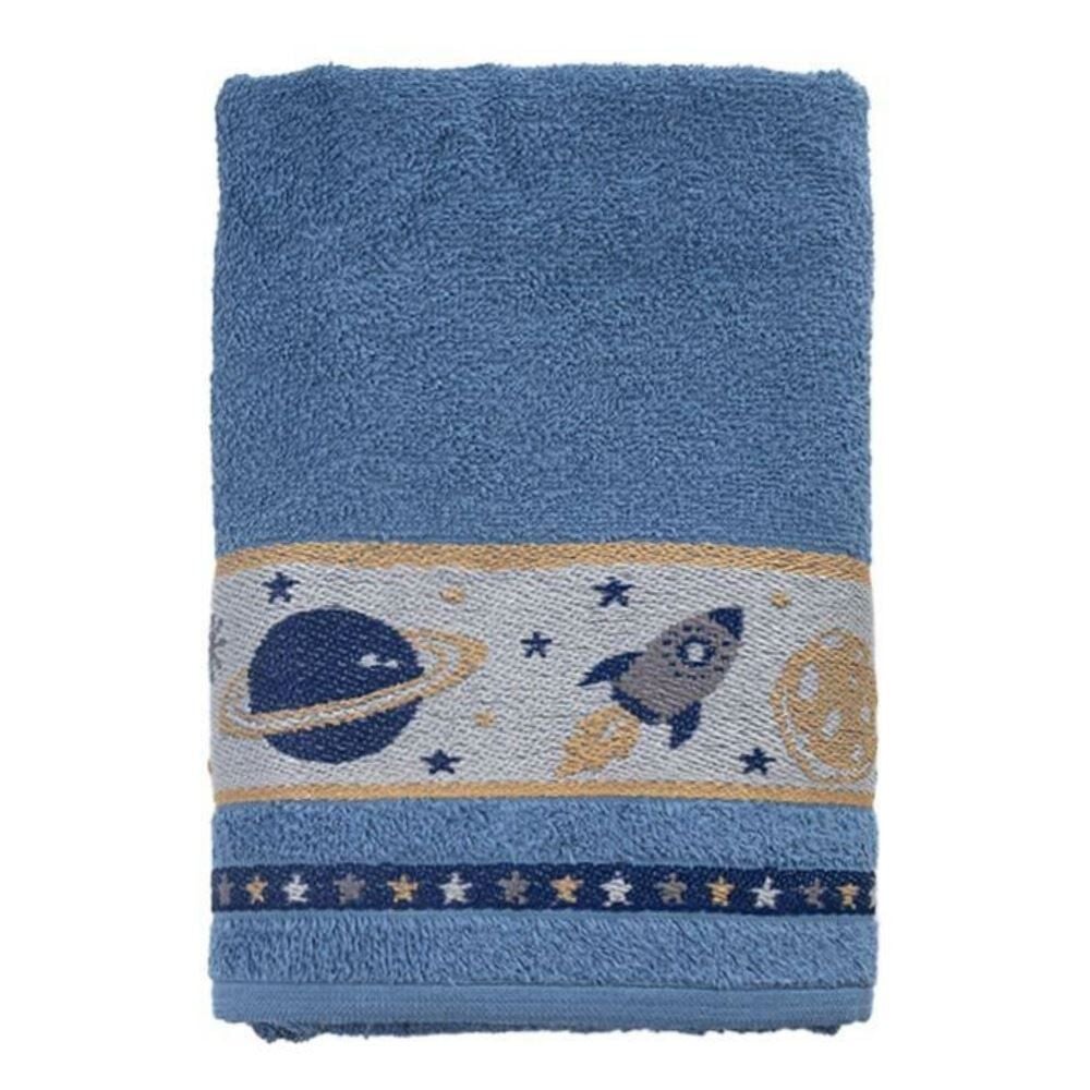 Toalha de Banho Infantil 68X1,10M Havan Kids - Galáxia Azul
