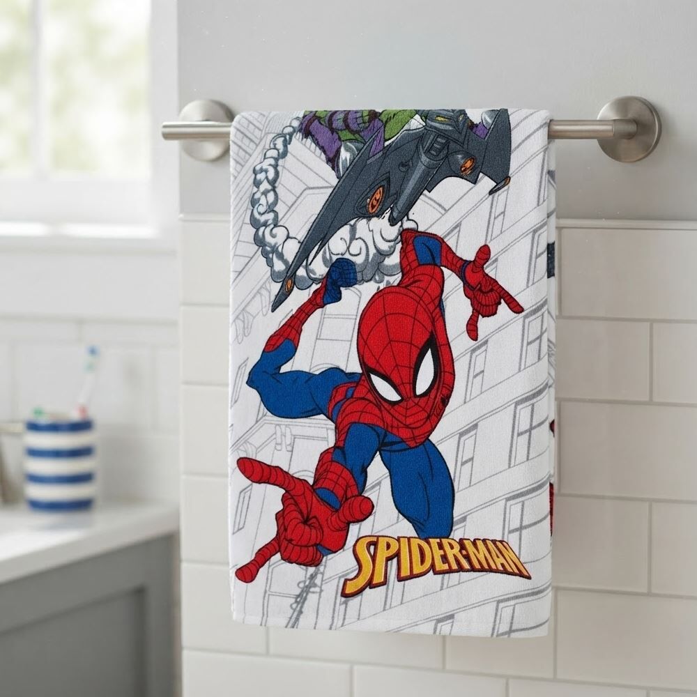 Toalha de Banho Infantil 100% Felpuda Spiderman Havan Kids - Estampada