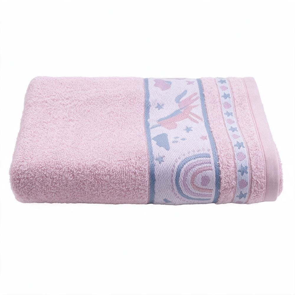 Toalha de Banho Infantil Havan Kids - Unicórnio Rosa
