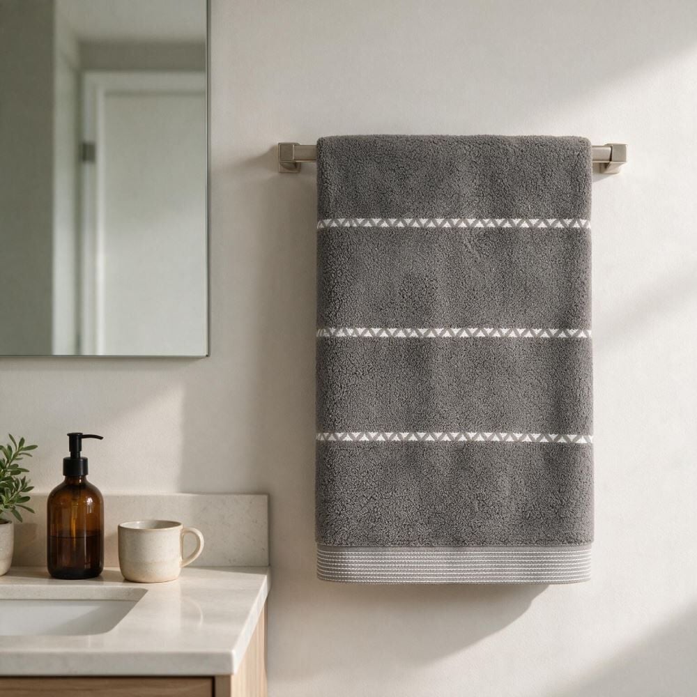 Toalha de Banho Linea Havan Casa - Cinza Onix