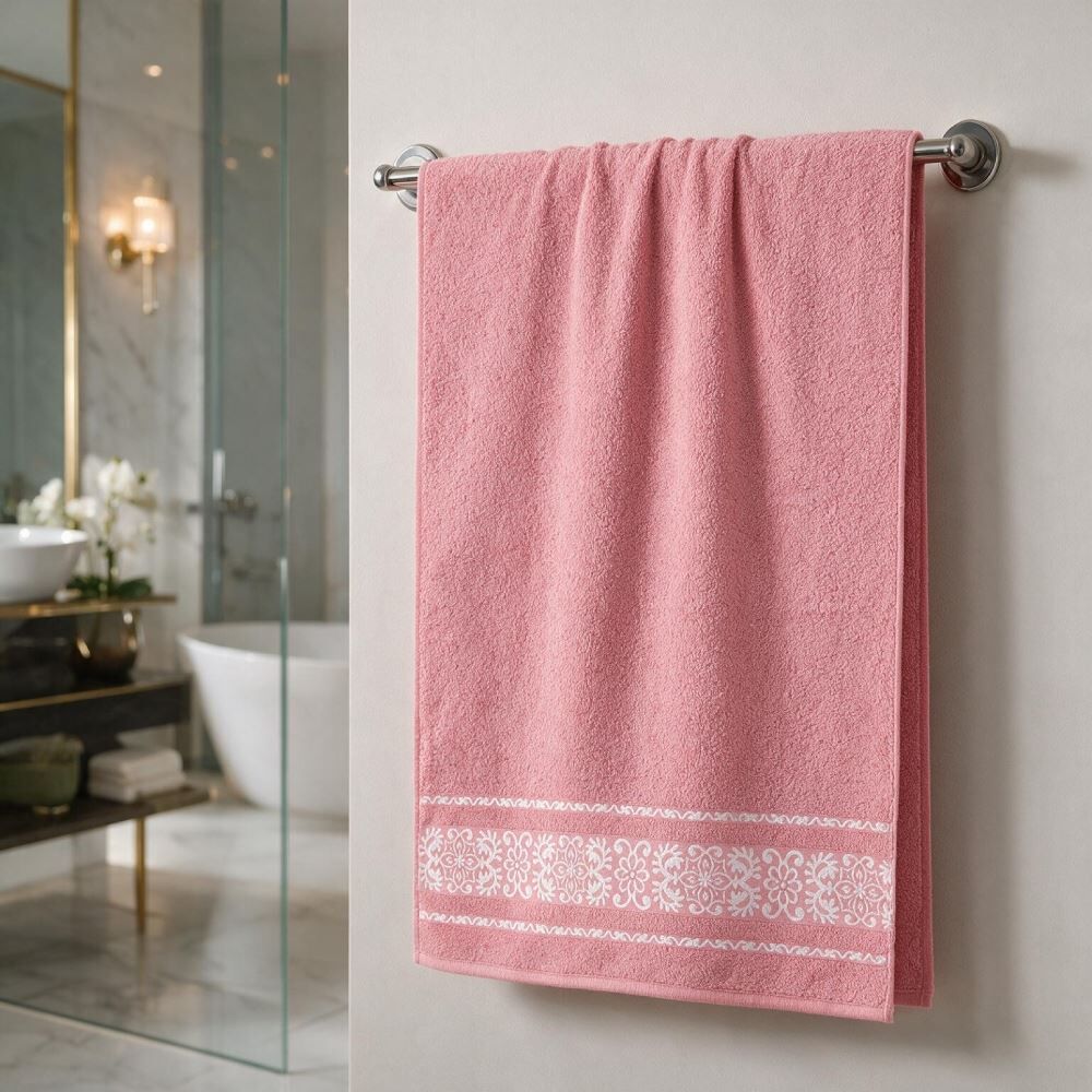 Toalha de Banho Lis 100% Algodão Havan Casa - Rose