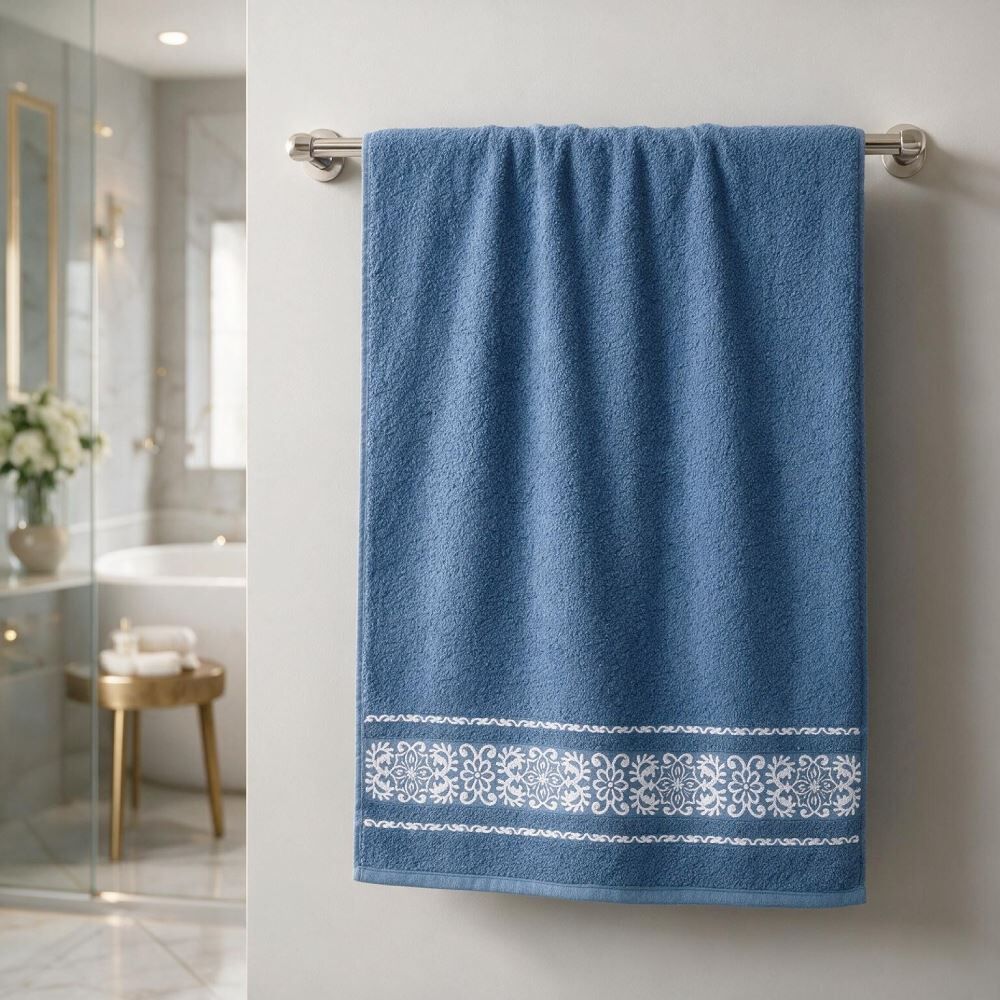Toalha de Banho Lis 100% Algodão Havan Casa - Jeans