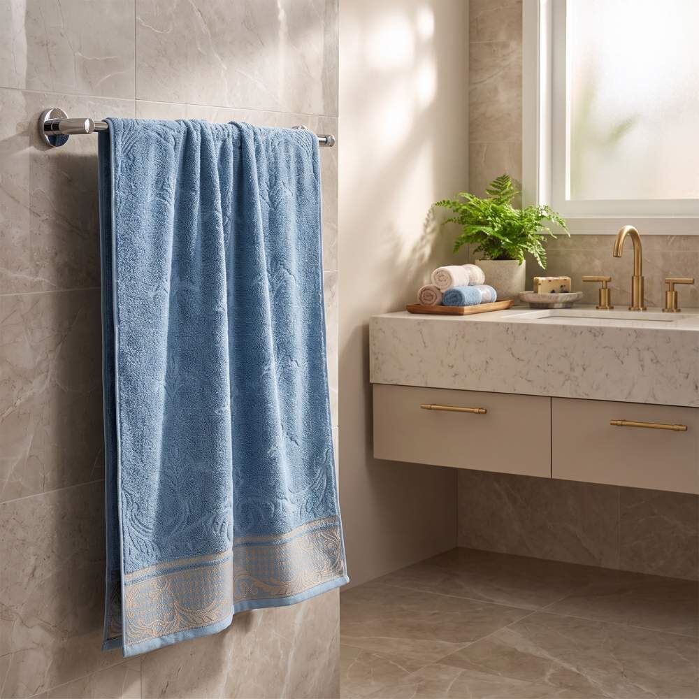 Toalha Super Banho Madri Havan Casa - Azul Céu