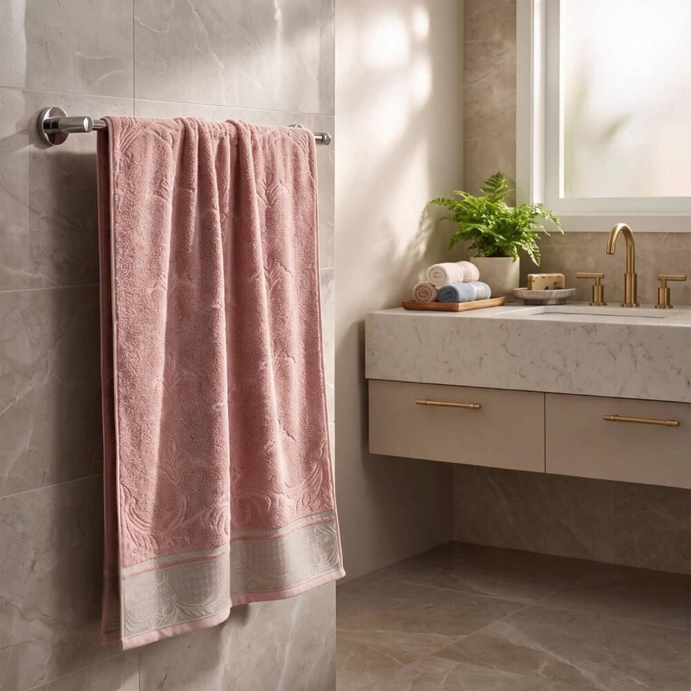Toalha Super Banho Madri Havan Casa - Rosa Quartzo