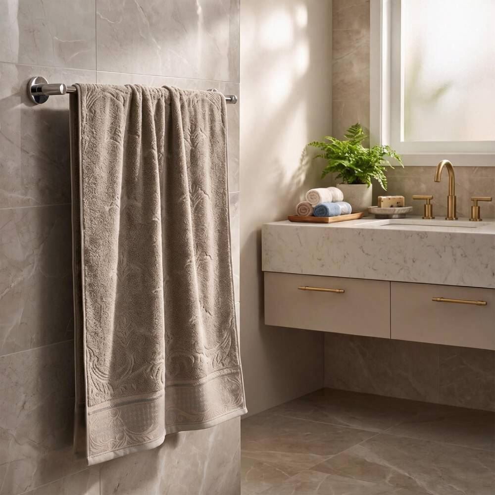 Toalha Super Banho Madri Havan Casa - Taupe