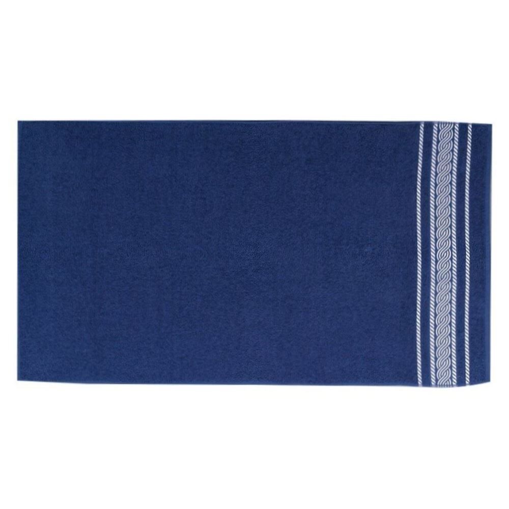 Toalha de Banho 100% Algodão Napole Havan Casa - Azul Marinho