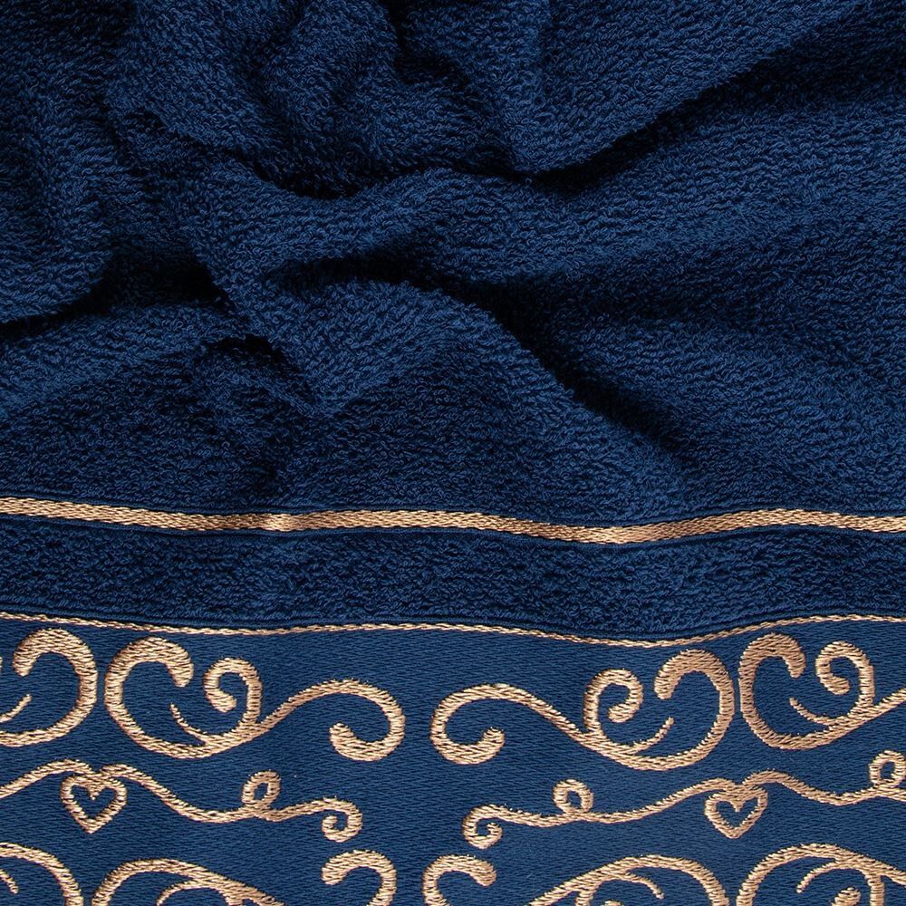 Toalha de Banho 100% Algodão Napole Havan Casa - Azul Noite