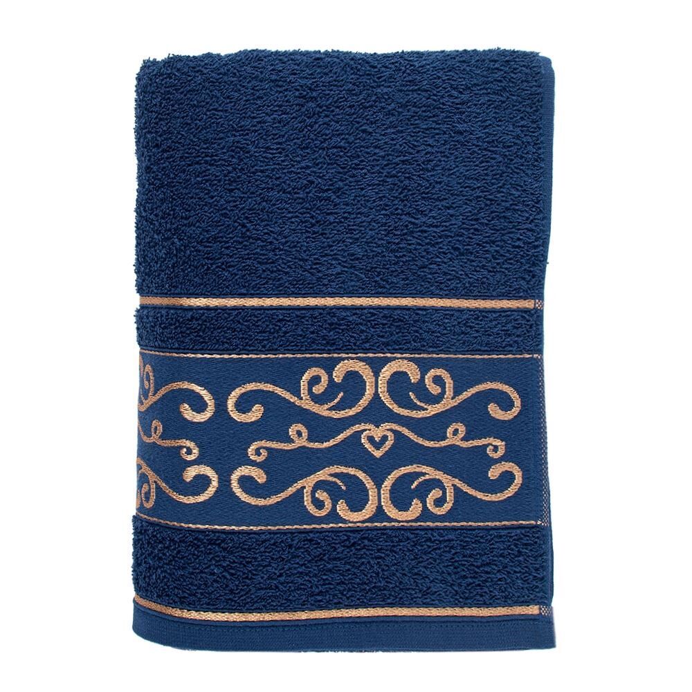 Toalha de Banho 100% Algodão Napole Havan Casa - Azul Noite