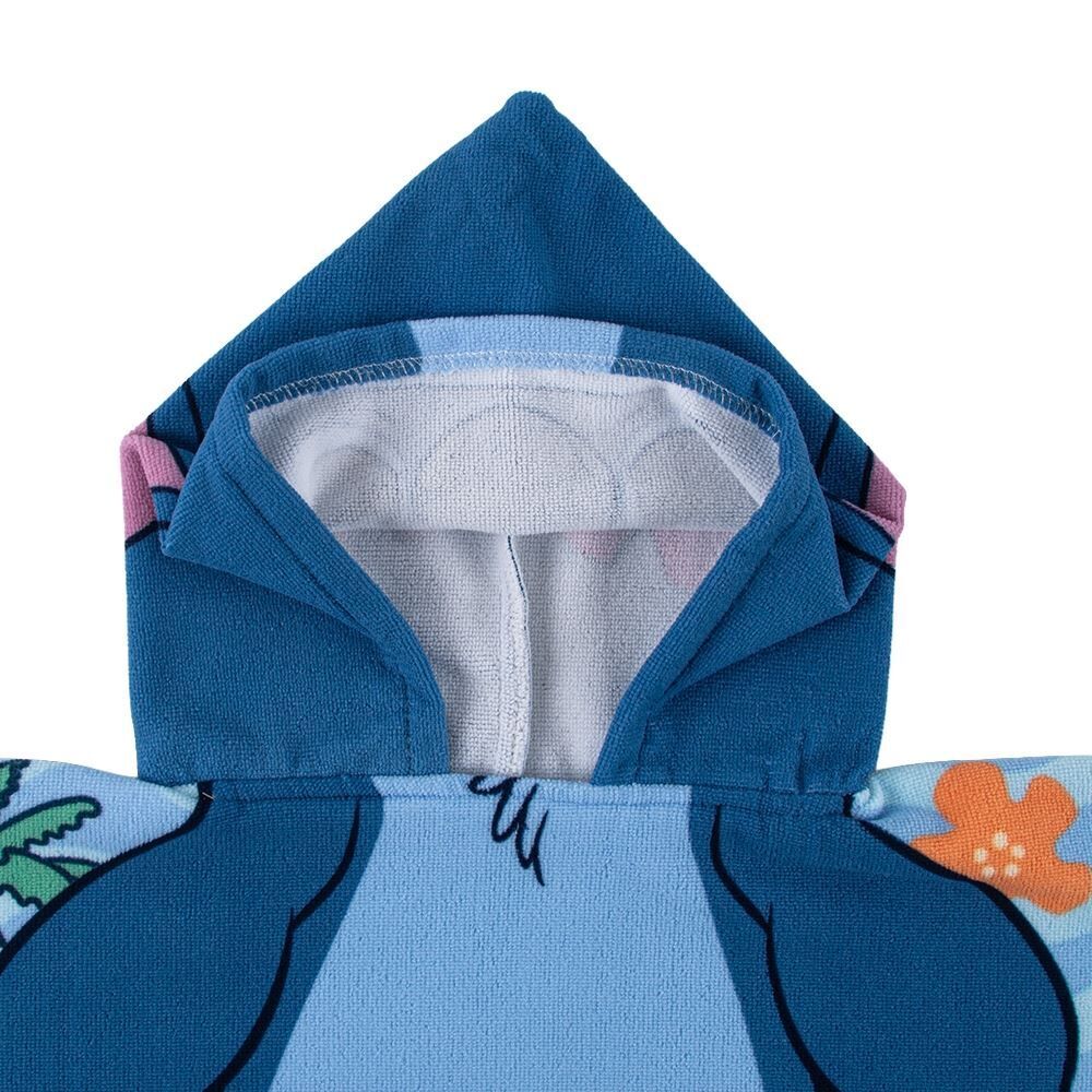 Toalha de Banho Poncho Infantil Disney 60X120 cm - Stitch