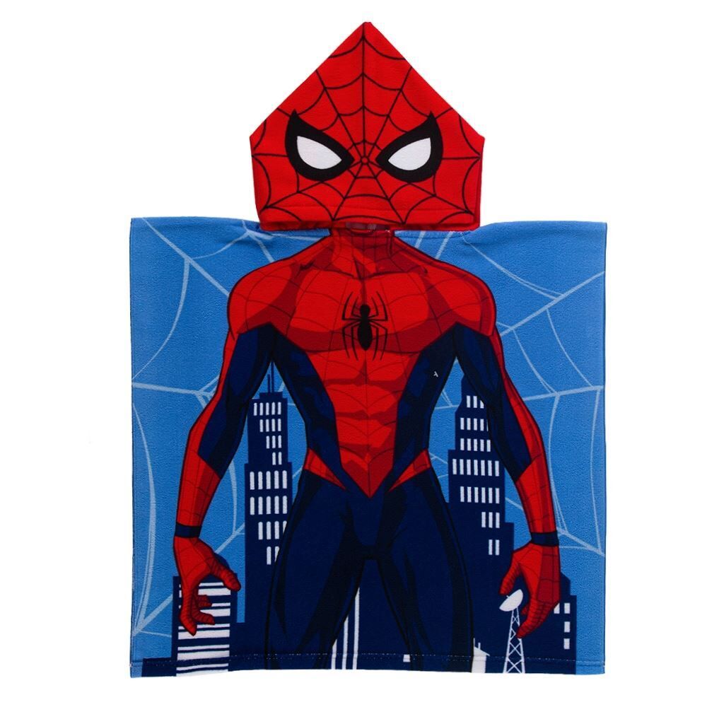 Toalha de Banho Poncho Infantil Marvel 60X120cm - Spider Man