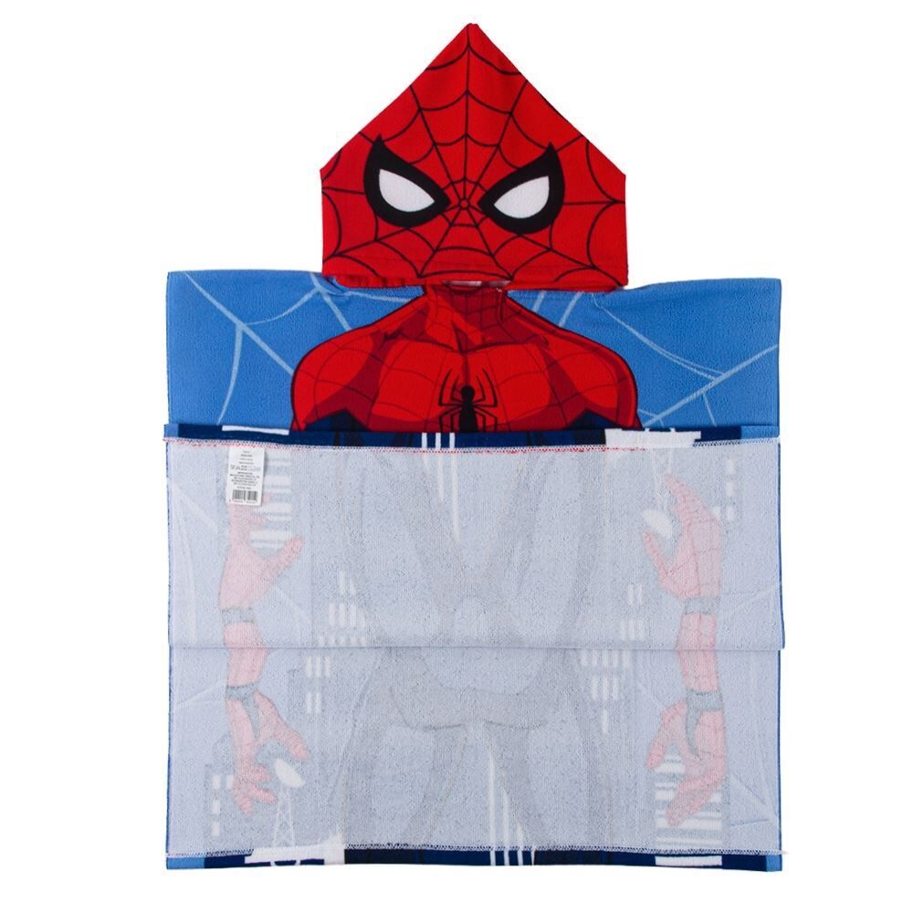 Toalha de Banho Poncho Infantil Marvel 60X120cm - Spider Man