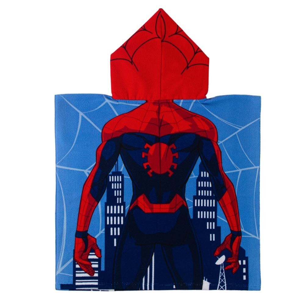 Toalha de Banho Poncho Infantil Marvel 60X120cm - Spider Man