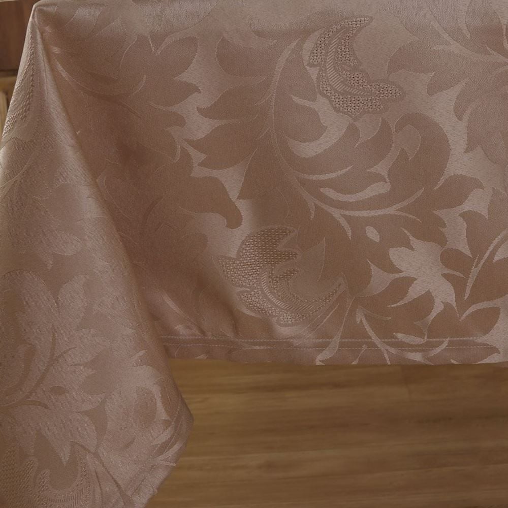 Toalha de Mesa 1,35M X 1,35M Elegance Havan Casa - Kaki