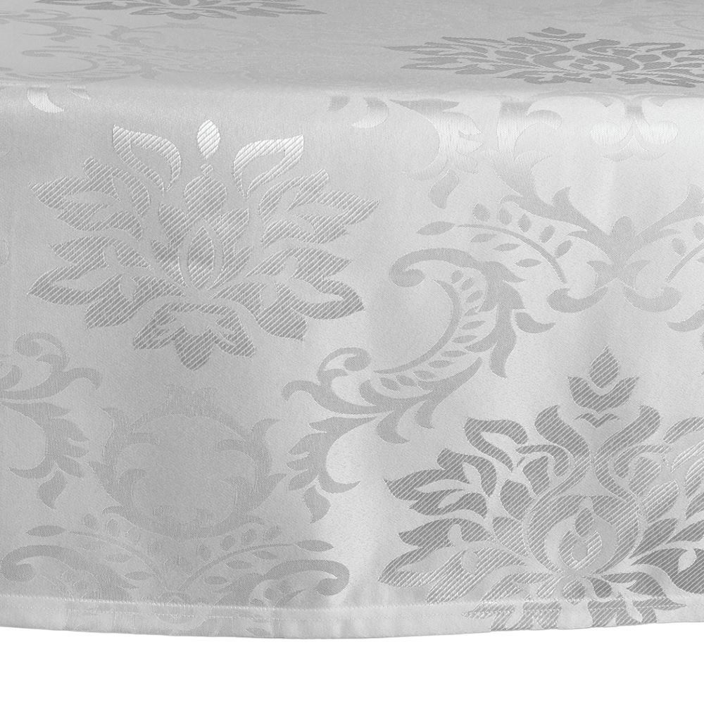 Toalha de Mesa 1,35M X 2,10M Elegance Havan Casa - Arabesco Branco