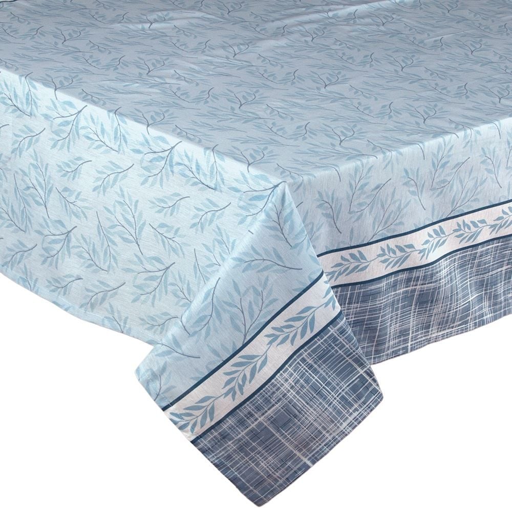 Toalha de Mesa 1,40M X 1,40M Havan Casa by Lepper - Folhas Azuis