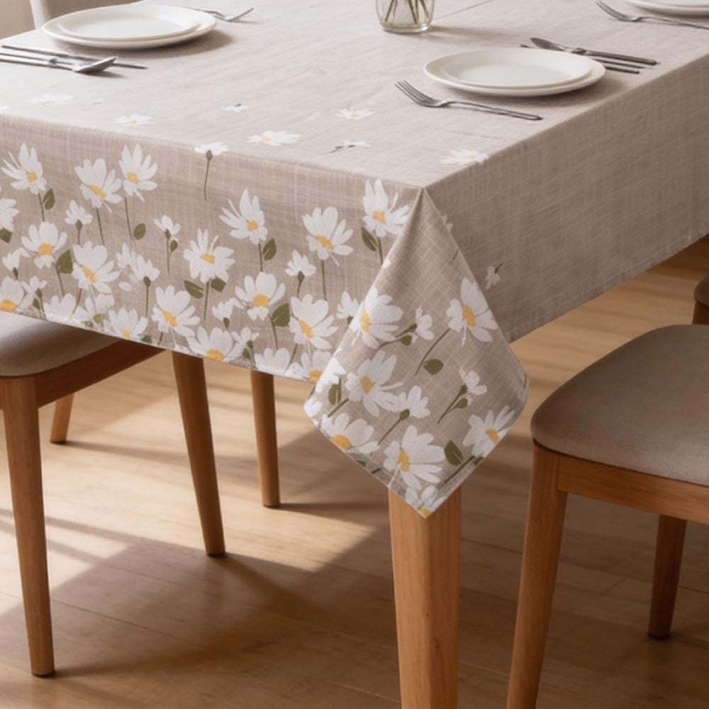 Toalha de Mesa 1,40M X 1,40M Havan Casa by Lepper - Margaridas