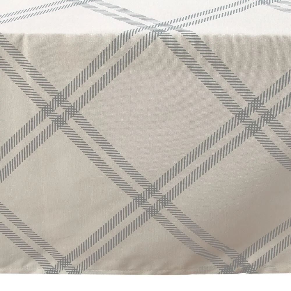 Toalha de Mesa Retangular 1,40X2,10M Clean Döhler - Grid Azul