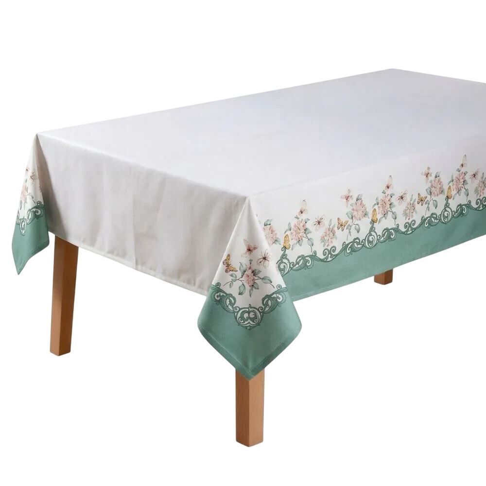 Toalha de Mesa Retangular 1,40X2,10M Clean Döhler - Borboletas