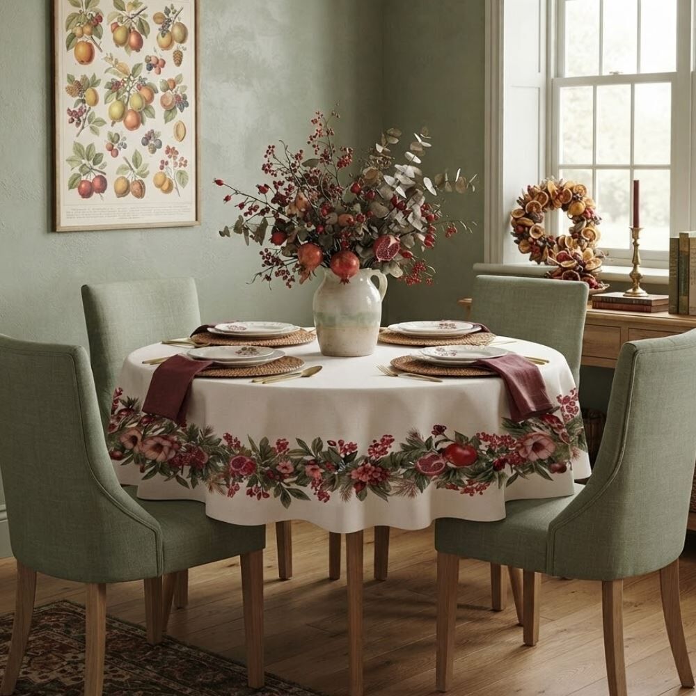 Toalha de Mesa 1,50M Redonda Estampada Havan Casa - Roma