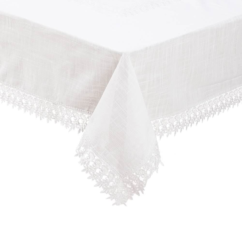 Toalha De Mesa 1,60X1,60 M Renda Guipir Finecasa - Veneza