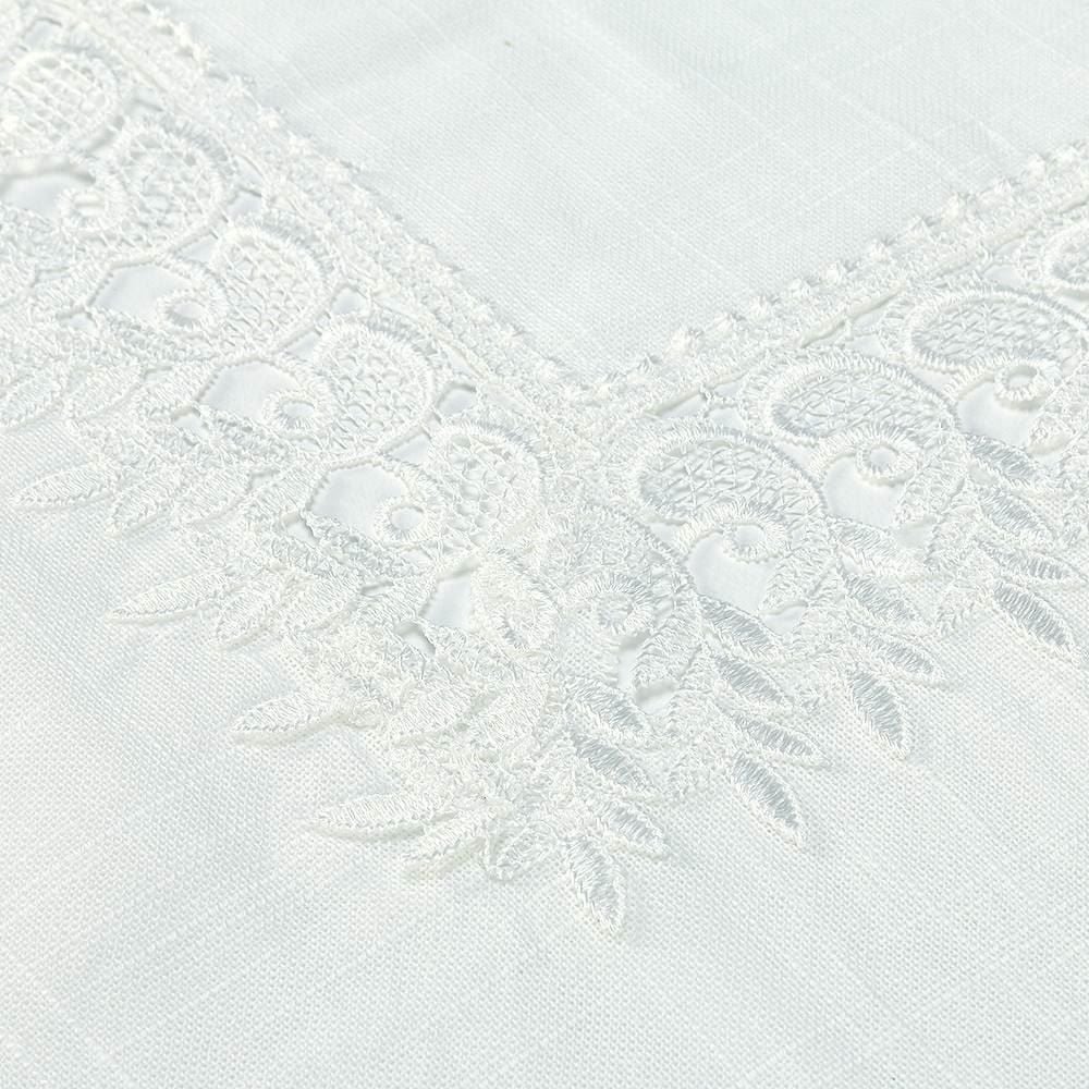 Toalha De Mesa 1,60X1,60 M Renda Guipir Finecasa - Veneza