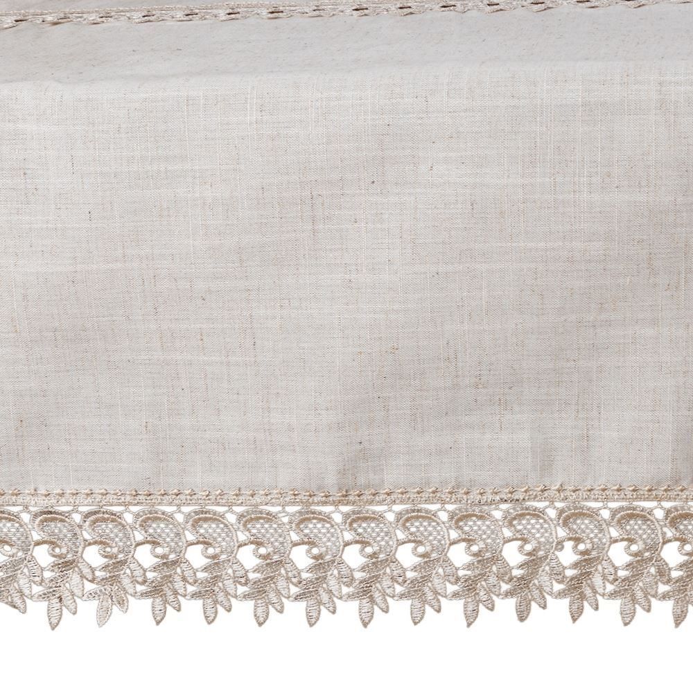 Toalha de Mesa 1,60M X 2,50M Renda Guipir Havan Casa - Veneza Naturale