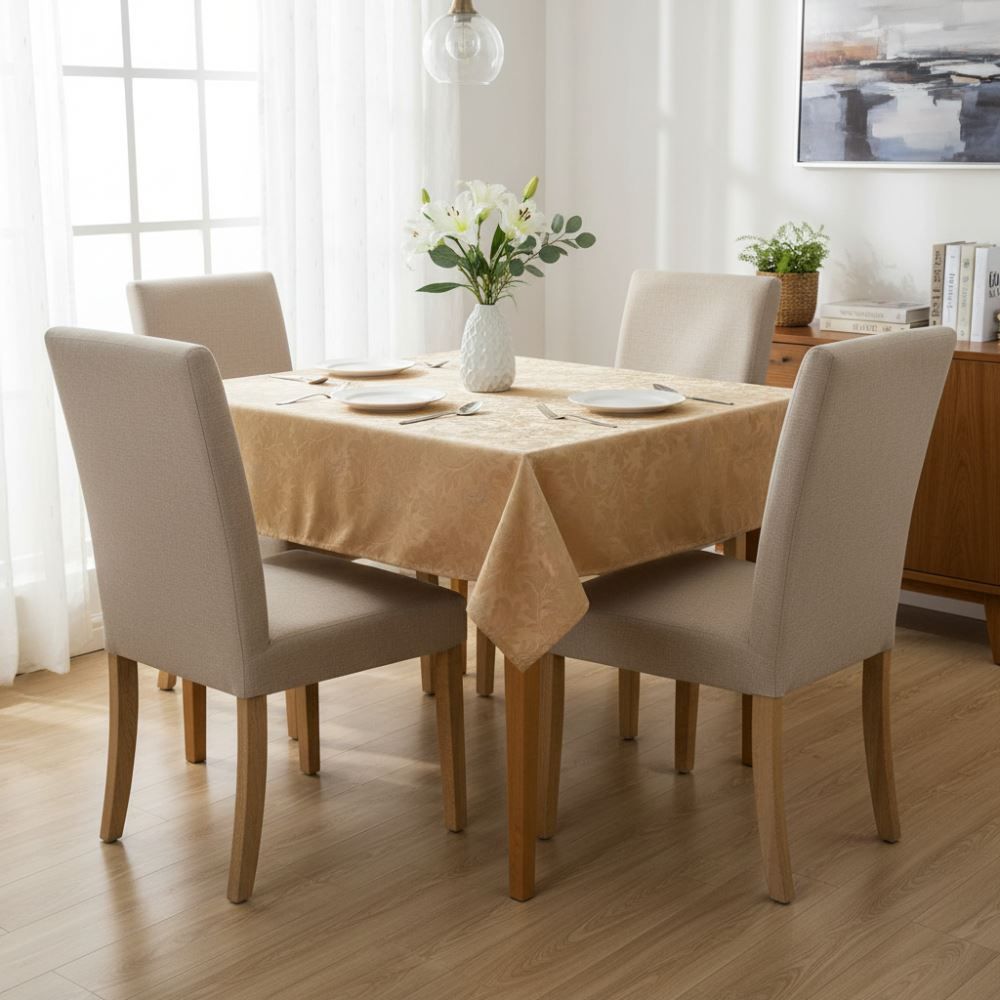 Toalha de Mesa 2,00M X2,00M Elegance Havan Casa - Kaki