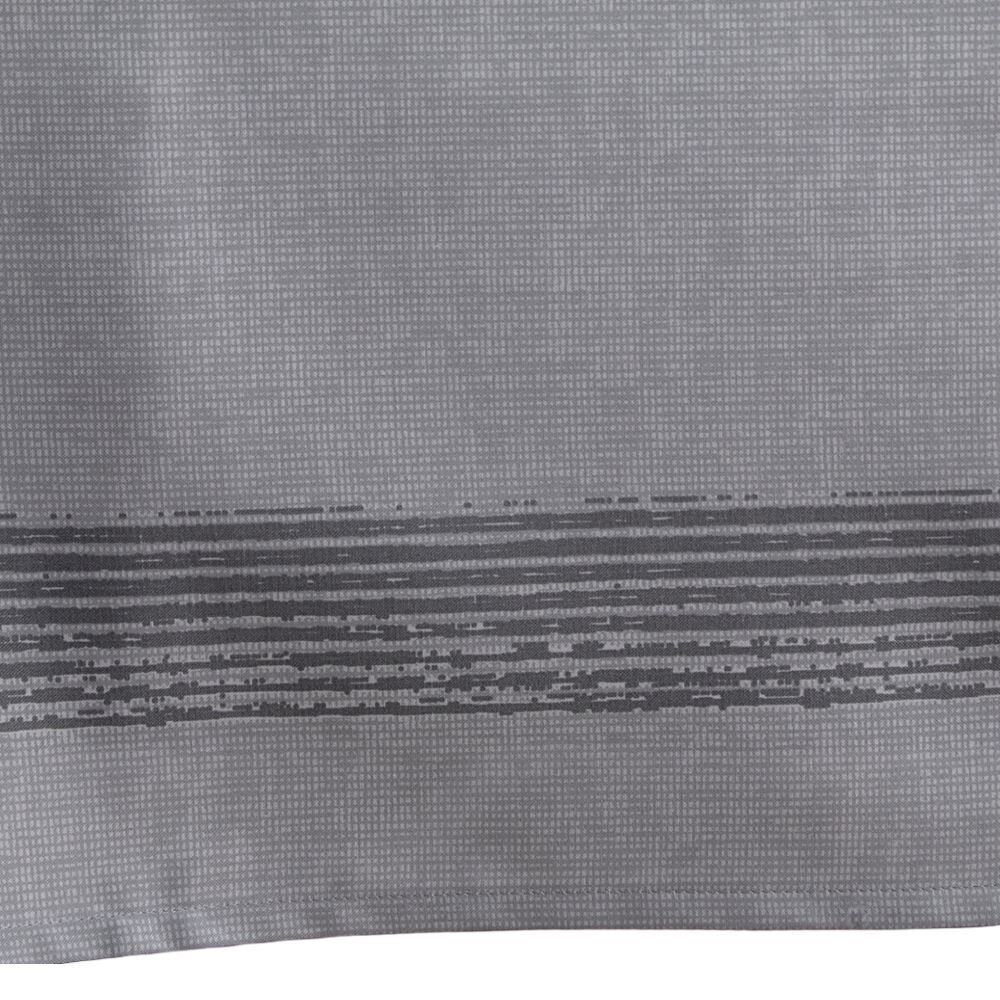 Toalha de Mesa Quadrada 1,40X1,40M Clean Döhler - Listra Cinza