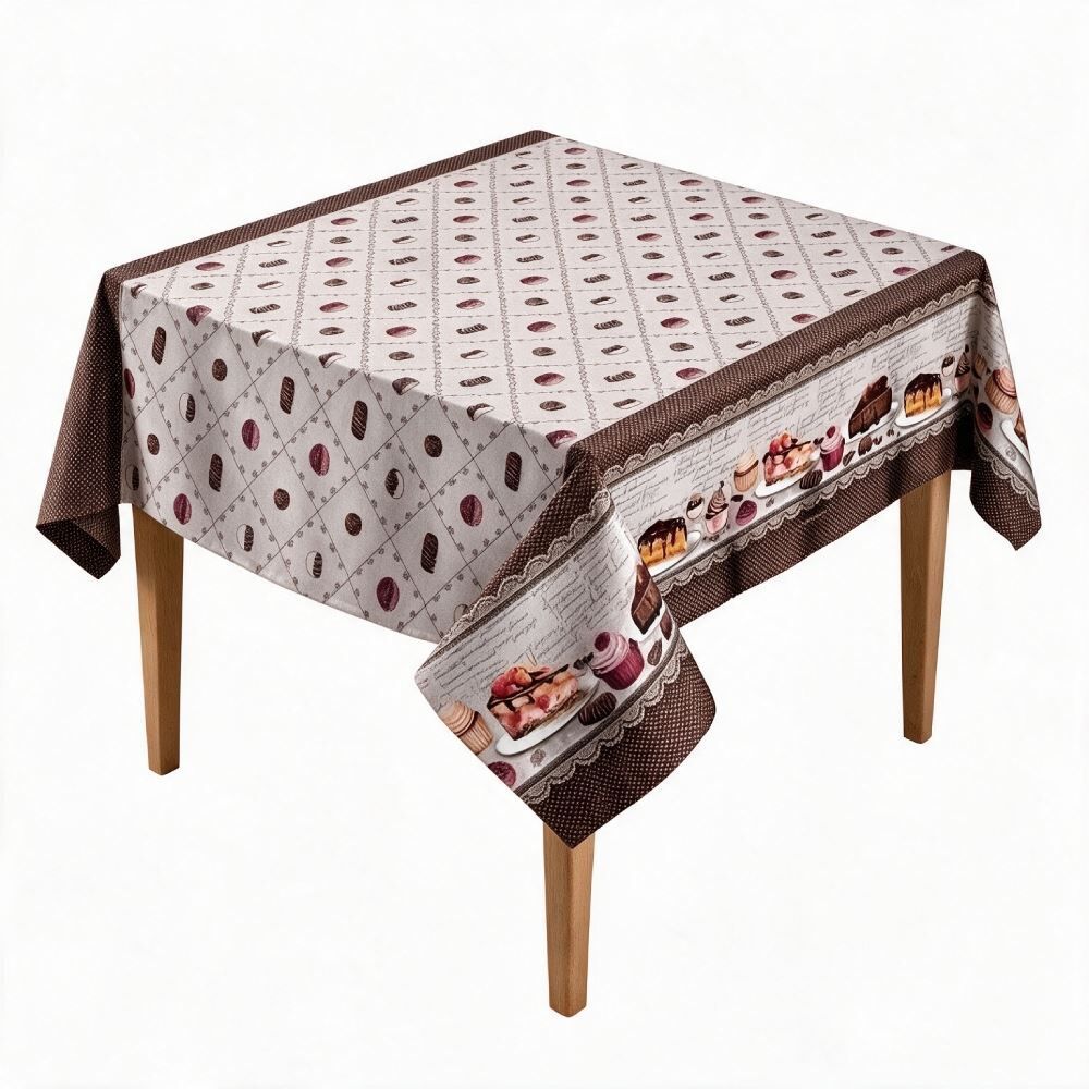 Toalha de Mesa Térmica Quadrada 1,38X1,38M Salehtex - Confeitaria