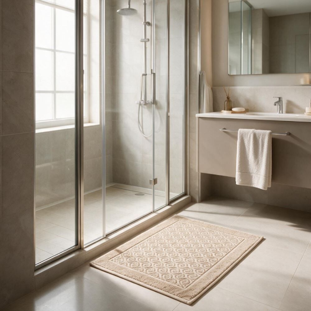 Toalha de Piso para Banheiro 45X68cm Spazio Havan Casa - Rafia