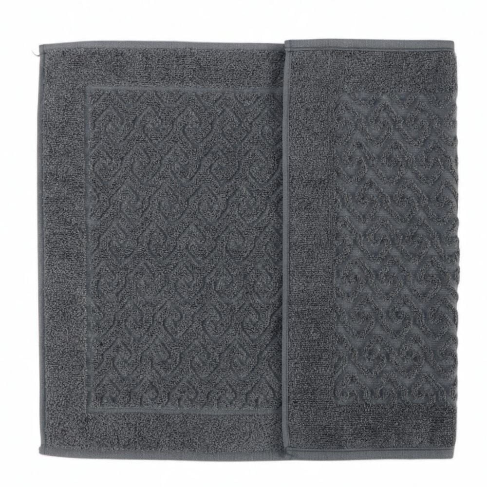Toalha de Piso para Banheiro 45X68cm Spazio Havan Casa - Cinza Onix