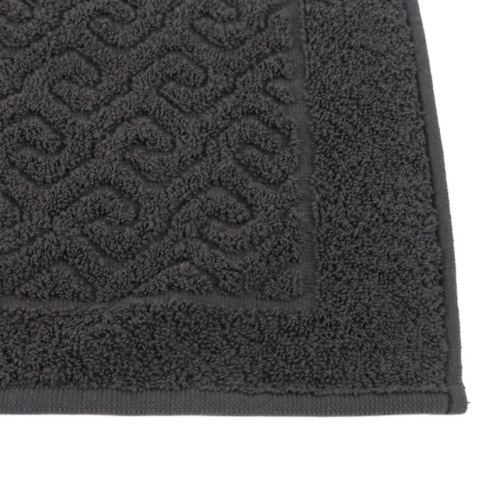 Toalha de Piso para Banheiro 45X68cm Spazio Havan Casa - Carbono