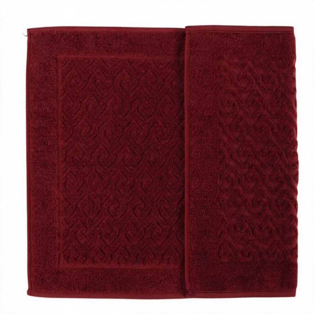 Toalha de Piso para Banheiro 45X68cm Spazio Havan Casa - Bordô