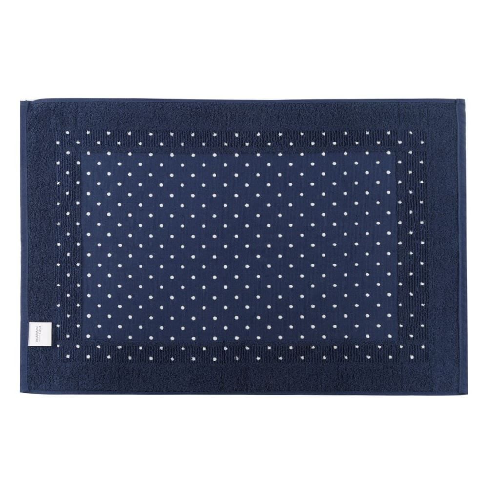 Toalha para Banheiro Antiderrapante 50X75 cm Sofisticata Havan Casa - Azul Marinho