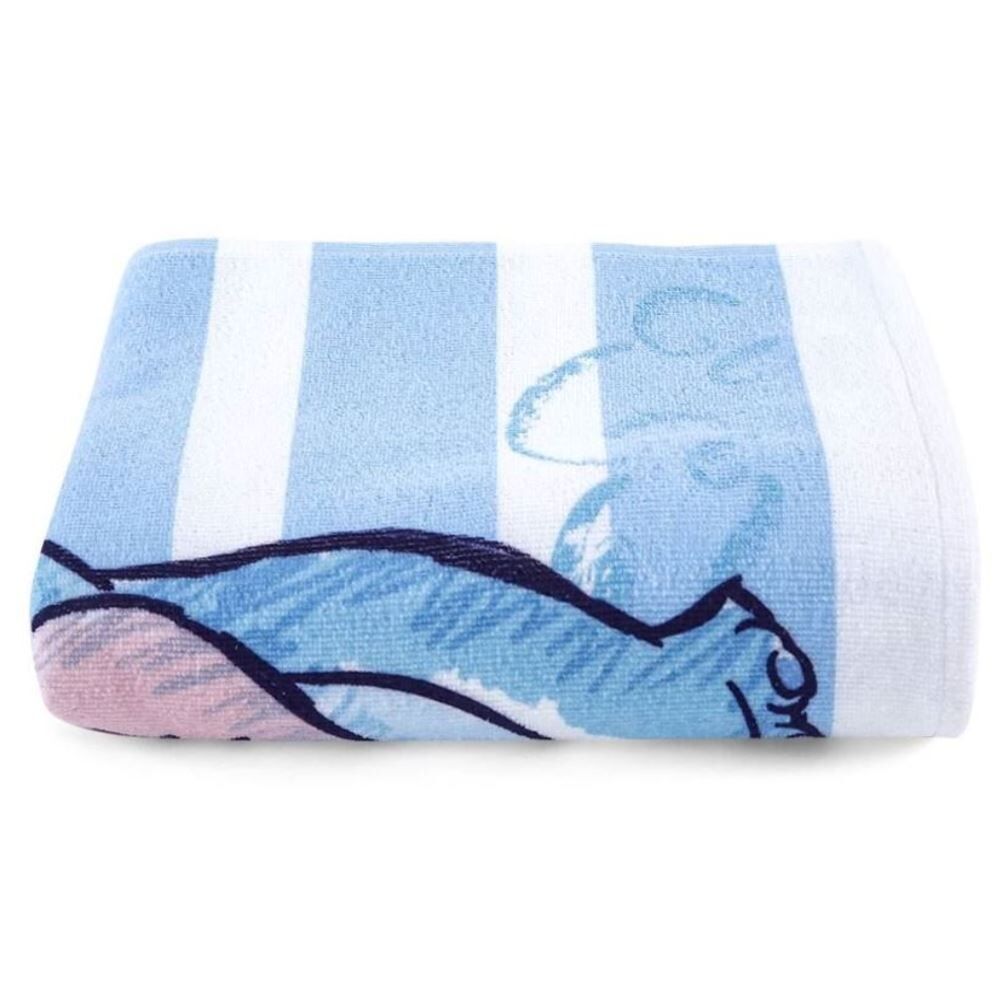 Toalha de Praia Infantil Aveludada Lepper - Stitch