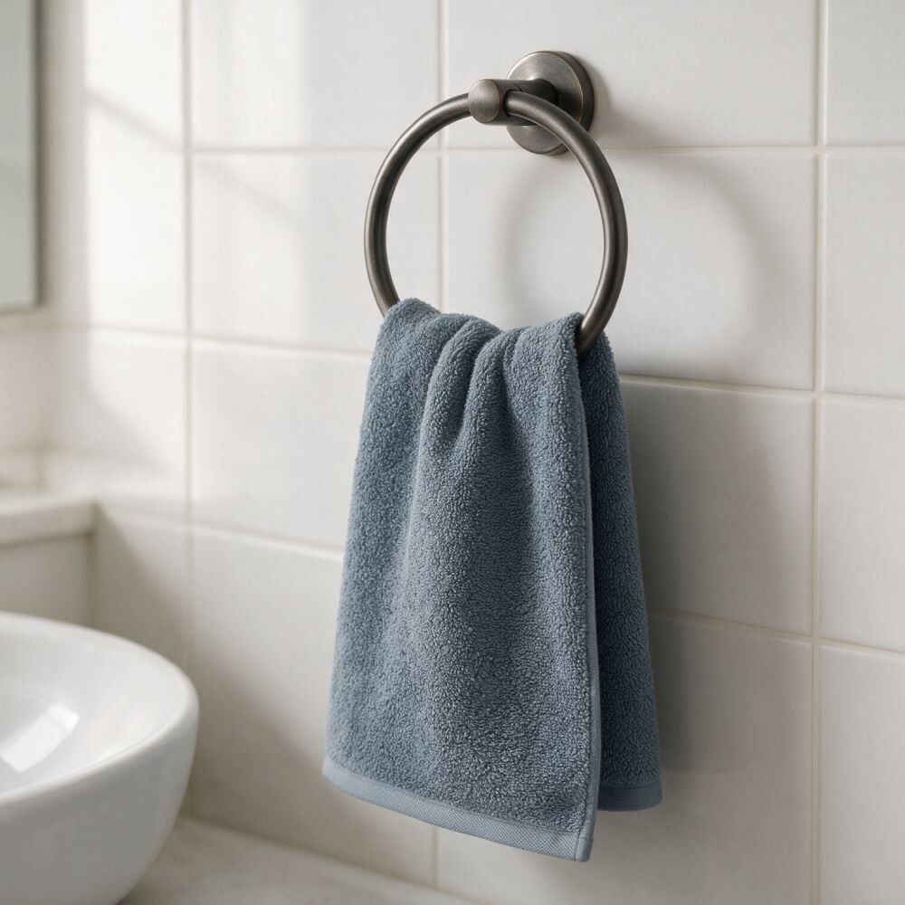 Toalha de Rosto 100% Algodão Buona Fortuna - Azul Soft