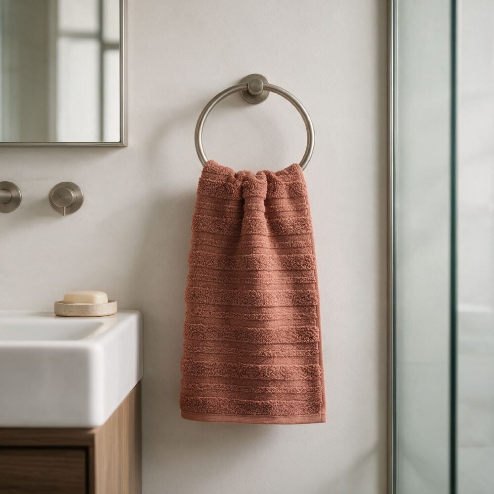 Toalha de Rosto 100% Algodão Celine Havan Casa - Terracota