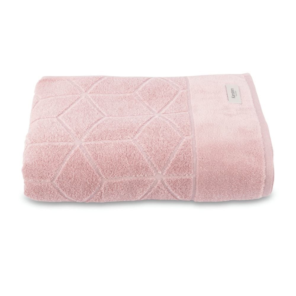 Toalha de Rosto 100% Algodão Ibiza Karsten by Havan Casa - Rosa Suave