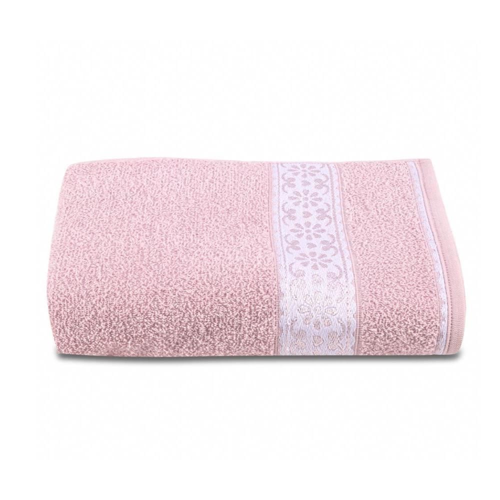 Toalha De Rosto 85% Algodão Malú Havan Casa Havan 1 Pç - Rosa Fita