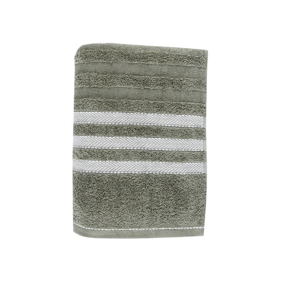 Toalha De Rosto 96% Algodão Jacquard Asti Corttex - Verde