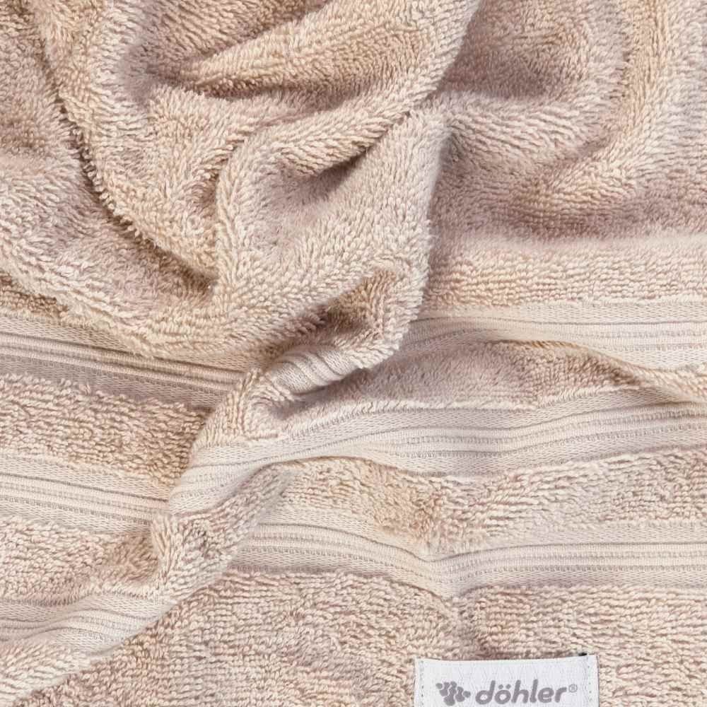 Toalha de Rosto Bali 100% Algodão Döhler - Bege