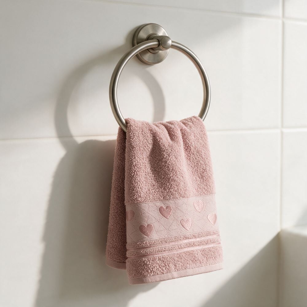 Toalha de Rosto 50X70 Eva Havan Casa - Rosa